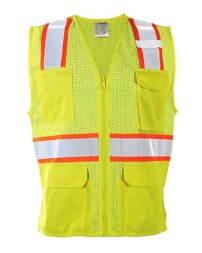 Kishigo 1586 Women's Standard Vest – Women's Safety Vest | S–2XL (Women's) | ANSI/ISEA 107 Type R Class 2