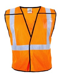 Kishigo 1805-1806 Unisex X-Back Breakaway Work Vest – Unisex Safety Vest (Breakaway Work) | S/M–4/5XL (dual sizes) | ANSI/ISEA 107 Type R Class 2