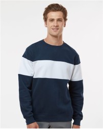 J. America 8646 Unisex Varsity Fleece Crewneck Sweatshirt – 8 oz. Unisex Crewneck sweatshirt | XS–3XL