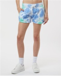 J. America 8856 Women's Fleece Shorts – 7.5 oz. Women's shorts | L–XL (limited/closeout)