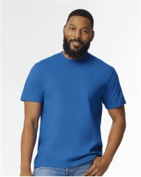 Gildan 65000 Unisex Softstyle® Midweight T-Shirt – 5.3 oz. 100% Ring-Spun Cotton 24 Singles | High Stitch Density | Classic Width Rib Collar | Taped Neck & Shoulders | Better Cotton | OEKO-TEX