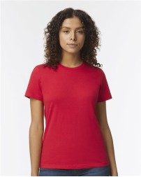 Gildan 65000L Women's Softstyle® Midweight T-Shirt – 5.3 oz. 100% Ring-Spun Cotton 24 Singles | Semi-Fitted | Narrow Width Rib Collar | Taped Neck & Shoulders | OEKO-TEX