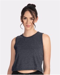 Next Level 5083 Women's Festival Crop Tank – 3.5 oz. 65/35 Poly/Cotton Cropped Women's Tank | XS–2XL