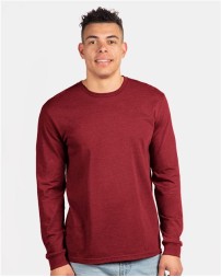 Next Level 6211 Unisex CVC Long Sleeve T-Shirt – 4.3 oz. 60/40 Combed Cotton/Poly CVC Long Sleeve Tee | XS–3XL