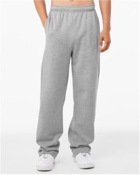 BELLA + CANVAS 3725 Unisex Sponge Fleece Straight Leg Sweatpants – 8 oz. 52/48 Airlume Cotton/Poly Fleece Straight-Leg Sweatpants | XS–2XL