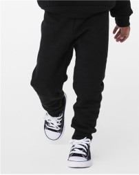 BELLA + CANVAS 3727T Toddler Sponge Fleece Jogger Sweatpants – 7 oz. 52/48 Airlume Cotton/Poly Fleece Toddler Jogger | 2T–5T