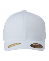 Flexfit 6277R Sustainable Polyester Cap – 97/3 Recycled Polyester/PU Spandex | Structured Six-Panel Mid-Profile | Permacurv® Visor | 8-Row Stitching | Matching Undervisor