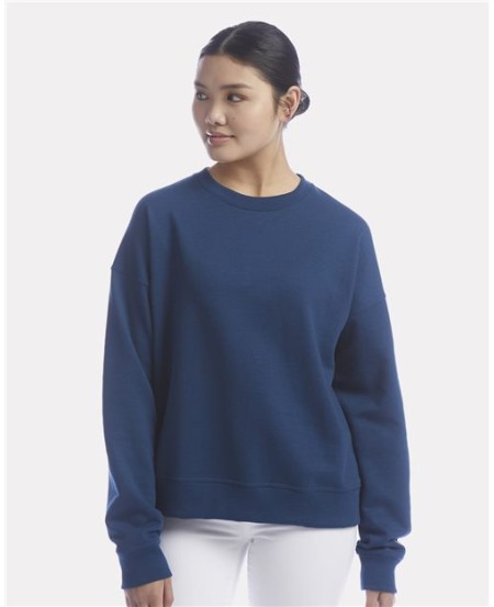 Champion SL650 Women’s Powerblend® Crewneck Sweatshirt – 9 oz. 50/50 Cotton/Polyester Women’s Relaxed-Fit Crewneck | S–2XL