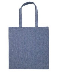 OAD OAD113R Midweight Recycled Tote Bag – 12 oz. 75/25 Recycled Cotton/Recycled Polyester Canvas Tote Bag | One Size