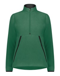 Augusta Sportswear 6857 Women's Eco Revive Polar Fleece Quarter-Zip Pullover – 8 oz./yd² 70/30 Recycled Polyester Polar Fleece