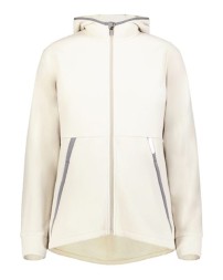 Augusta Sportswear 6860 Women's Eco Revive Polar Fleece Hooded Full-Zip Jacket – 8 oz./yd² 70/30 Recycled Polyester Polar Fleece Jacket