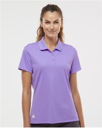 Adidas A431 Women's Performance Piqué Polo – 4.3 oz. 100% Recycled Polyester Piqué Ribbed-Knit Collar Polo | S–3XL