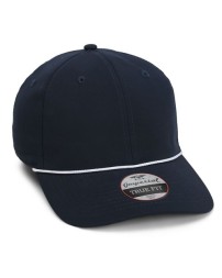 Imperial 7054 The Wingman Cap – 100% Recycled Polyester Structured Six-Panel Mid-Profile Retro Rope Cap | OSFM