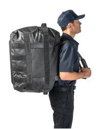 MERET M8112L-TB TURNOUT PRO X Black Duffel Bag – Tactical Black – 154.4 oz./yd² Tarpaulin with Infection Contro