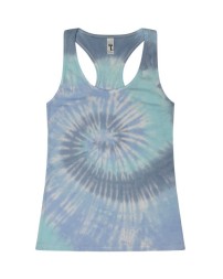 Colortone 3400 Women's Tie-Dyed Racerback Tank Top - 4 oz. 60/40 Cotton/Polyester Slim Fit Women's Racerback Tank | XS-2XL