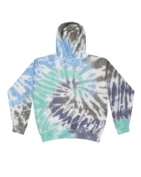 Colortone 8600 Unisex Tie-Dyed Cloud Inside-Out Fleece Hoodie - 7 oz. 60/40 Ring-Spun Cotton/Polyester Inside-Out Construction | S-3XL