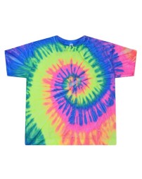 Colortone 1050 Women's Tie-Dyed Crop T-Shirt - 4 oz. 60/40 Cotton/Polyester Classic Fit Cropped Tie-Dye Tee | XS-XL