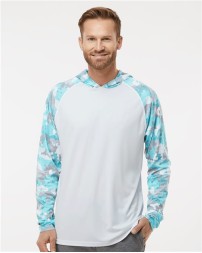 Paragon 240 Tortuga Unisex Extreme Performance Hooded T-Shirt – 4.1 oz. Microfiber UPF 50+ Camo Hoodie Tee | XS–4XL