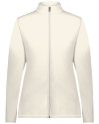 Augusta Sportswear 6862 Women's Eco Revive Micro-Lite Fleece Full-Zip Jacket – 5.3 oz./yd² 70/30 Recycled Polyester Lightweight Fleece