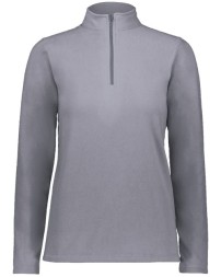 Augusta Sportswear 6864 Women's Eco Revive Micro-Lite Fleece Quarter-Zip Pullover – 5.3 oz./yd² 70/30 Recycled Polyester Lightweight Fleece