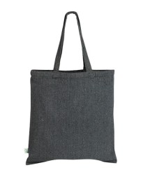 Q-Tees S800 Sustainable Canvas Tote – 12 oz. 100% Recycled Fabric with Self-Fabric Handles | 15