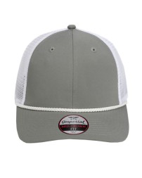 Imperial 7055 The Night Owl Performance Rope Cap – 100% Recycled Polyester Front with Mesh Back Structured Six-Panel Rope Cap | OSFM