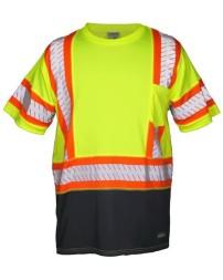 Kishigo 9179 Unisex DOT Class 3 T-Shirt – Unisex Short-Sleeve Hi-Vis T-Shirt | M–5XL | ANSI/ISEA 107 Type R Class 3 (DOT-compliant)