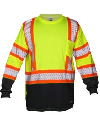 Kishigo 9181 Unisex DOT Class 3 Long Sleeve T-Shirt – Unisex Long-Sleeve Hi-Vis T-Shirt | M–5XL | ANSI/ISEA 107 Type R Class 3 (DOT-compliant)