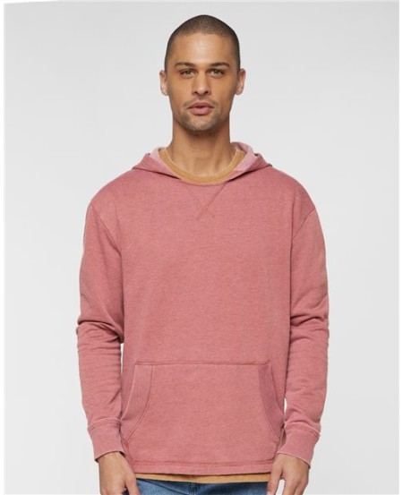 LAT 6936 Unisex Vintage Wash Fleece Hoodie Sweatshirt – Unisex 6.5 oz./yd² Hooded Sweatshirt | S–3XL