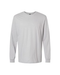 Gildan 64440CVC Unisex Softstyle® CVC Long Sleeve T-Shirt – 4.6 oz. 60/40 Ring-Spun Cotton/Polyester | Subtle Heather | Narrow Rib Collar | Taped Neck & Shoulders | Better Cotton | OEKO-TEX