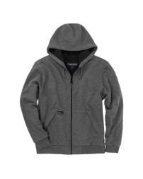 DRI DUCK 7348 Men’s Mission Full-Zip Hooded Jacket – 10 oz. 60/40 CVC Fleece | Thermal Waffle Knit Lining | DWR | Reverse Welt Hand Pockets | YKK #5 Metal Zipper