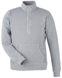 J. America 8732 Unisex Pigment-Dyed Fleece Quarter-Zip Pullover – 7.5 oz. Unisex Quarter-zip pullover | S–3XL