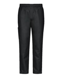 Chef Designs 0P2M Airflow Chef Pants with Back Panels - 77/23 Poly/Cotton with 100% Poly Stretch Woven Back Panels Men's Baggy Chef Pant | S-3XL