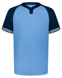 Augusta Sportswear 6905 Men's Cutter+ Henley Jersey – 96/4 Polyester/Spandex 4-Way Stretch Multi-Sport Jersey UPF 50+ | S–3XL