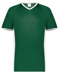 Augusta Sportswear 6907 Men's Cutter+ V-Neck Jersey – 96/4 Polyester/Spandex 4-Way Stretch Multi-Sport Jersey UPF 50+ | S–3XL