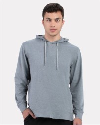 Holloway 222598 Eco Revive Ventura Soft Knit Hooded Sweatshirt – Men's 6.3 oz. 89% Recycled Polyester Long Sleeve Hoodie | S–3XL