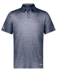 Holloway 222572 Electrify CoolCore Polo – Men's 4.25 oz. 87/13 Poly/Elastane Heathered Wicking UPF 50+ Polo | S–4XL