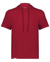 Holloway 222605 Youth Eco Revive Ventura Short Sleeve Hoodie – 6.3 oz. 89% Recycled Polyester Soft Knit Youth Hoodie | Youth S–XL