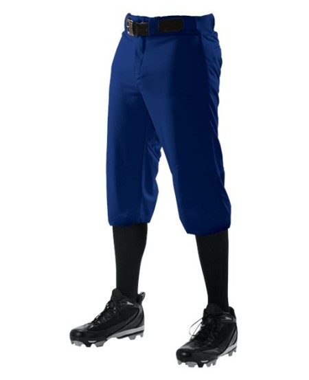 Alleson Athletic 655PKNY Youth Crush Knicker Baseball Pants – 14 oz. DURA-Stretch DKP with Vented Back Knee | S–XL