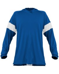 Alleson Athletic 545LSA Unisex Contender Long Sleeve Shooter Shirt – 100% Polyester Raglan Contrast Insert Basketball Warmup | S–3XL