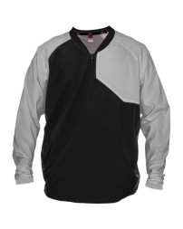 Alleson Athletic 3JLS21A Unisex Field Batters Jacket – 95/5 Polyester/Spandex Water-Repellent Stretch Woven Baseball Jacket