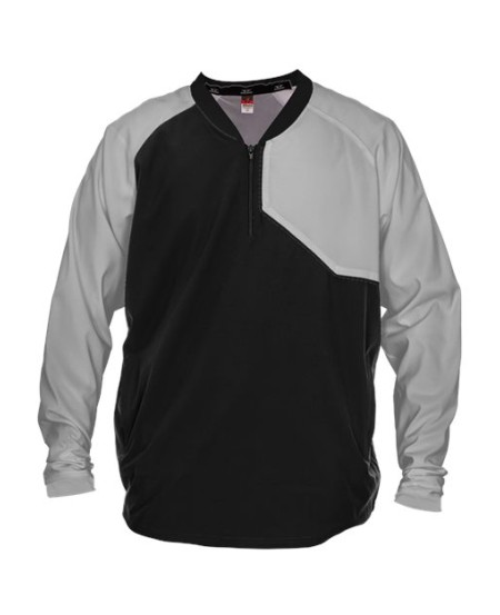 Alleson Athletic 3JLS21A Unisex Field Batters Jacket – 95/5 Polyester/Spandex Water-Repellent Stretch Woven Baseball Jacket