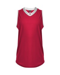 Alleson Athletic 522XVW Women's Slide Fastpitch V-Neck Sleeveless Jersey – Polyester Interlock + Diamond Mesh Racerback Softball Jersey | S–2XL
