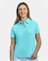 Nautica N17923 Women's Saltwater Polo – Women's 5.3 oz./yd², 89/11 polyester/spandex sin | XS–3XL