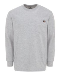 Dickies WL50T Men’s Tall Traditional Heavyweight Long Sleeve T-Shirt – 6.75 oz. 100% Cotton Jersey | Tall Sizing
