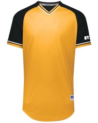 Russell Athletic R01X3B Youth Classic V-Neck Jersey – 100% Polyester Double Knit True Hue | Youth Sizes