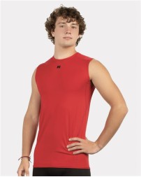 Russell Athletic R22CPM Unisex CoolCore Compression Tank Top – 84/16 Polyester/Elastane Sleeveless Base Layer | XS–3XL