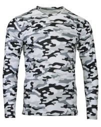 Paragon 238 Woodland Men's Camo Performance Long Sleeve T-Shirt – 3.5 oz. Microfiber UPF 50+ Tee | XS–4XL
