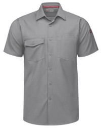 Red Kap TSM2T Men's Tall Cooling Short Sleeve Work Shirt - 5.3 oz. 82/14/4 Poly/Cotton/Elastane Coolcore | LT-4XLT