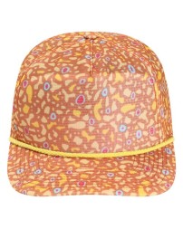 Imperial DNA012 The Live Wire Cap – 100% Polyester Ripstop Mono Mesh Sublimated Print Unstructured Five-Panel Stand-Up Windshield Rope Snapback | OSFM